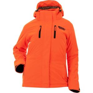 DSG Outerwear Women’s Kylie 5.0 3-in-1 Hunting Jacket – Waterproof, Insulated, Camo, Blaze, with Zip in Fleece Liner(Blaze Orange 6.0)