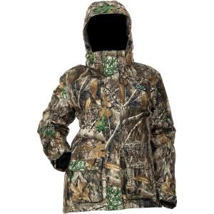 DSG Outerwear Women’s Kylie 5.0 3-in-1 Hunting Jacket – Waterproof, Insulated, Camo, Blaze, with Zip in Fleece Liner(Realtree Edge 5.0)
