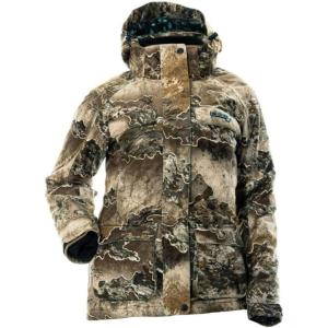 DSG Outerwear Women’s Kylie 5.0 3-in-1 Hunting Jacket – Waterproof, Insulated, Camo, Blaze, with Zip in Fleece Liner(Realtree Excape 4.0)