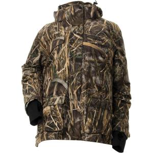 DSG Outerwear Women’s Kylie 5.0 3-in-1 Hunting Jacket – Waterproof, Insulated, Camo, Blaze, with Zip in Fleece Liner(Realtree Max-7 4.0)
