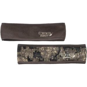 DSG Outerwear Women’s Reversible Hunting Headband – Camo & Solid Micro Fleece Ear Warmer – Warm, Comfortable, Moisture-Wicking Outdoor Headband(Realtree Timber/Sedona)