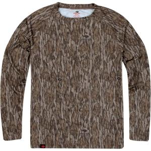 Mossy Oak Camo Hunting Shirts for Men Long Sleeve(Bottomland)