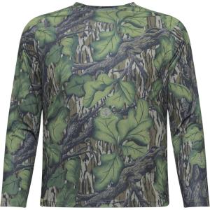 Mossy Oak Camo Hunting Shirts for Men Long Sleeve(Full Foliage)