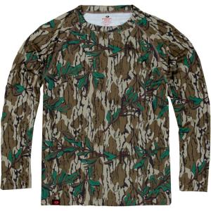Mossy Oak Camo Hunting Shirts for Men Long Sleeve(Greenleaf)