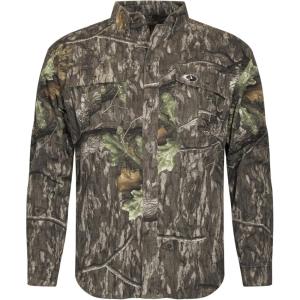 Mossy Oak Men’s Long Sleeve Camo Hunting Shirts Cotton Mill(Country Roots)