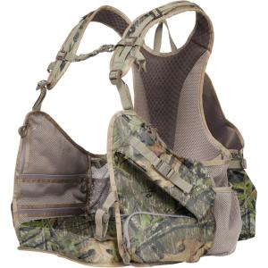 TENZING Men’s Turkey Vests TZ TV18 Hunting Vest with Spring-Loaded Leg System Converts to Hunting Chair Includes Pockets(Mossy Oak Obsession)