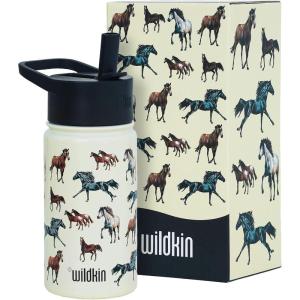 Wildkin Mossy Oak 32oz Kids Water Bottle – Leakproof, Vacuum-Insulated, Durable, Easy-Clean – Bottom Land(Horse Dreams)