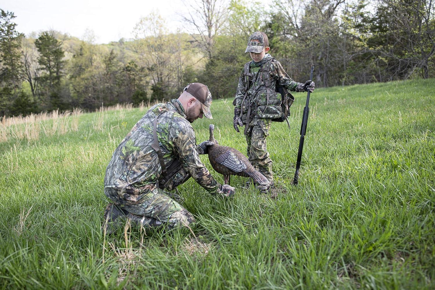 imageALPS OutdoorZ Impact Camo Turkey Vest with Removable Flip Down Seat Game Bag and Plenty of Pockets for Calls and StrikersMossy Oak Obsession