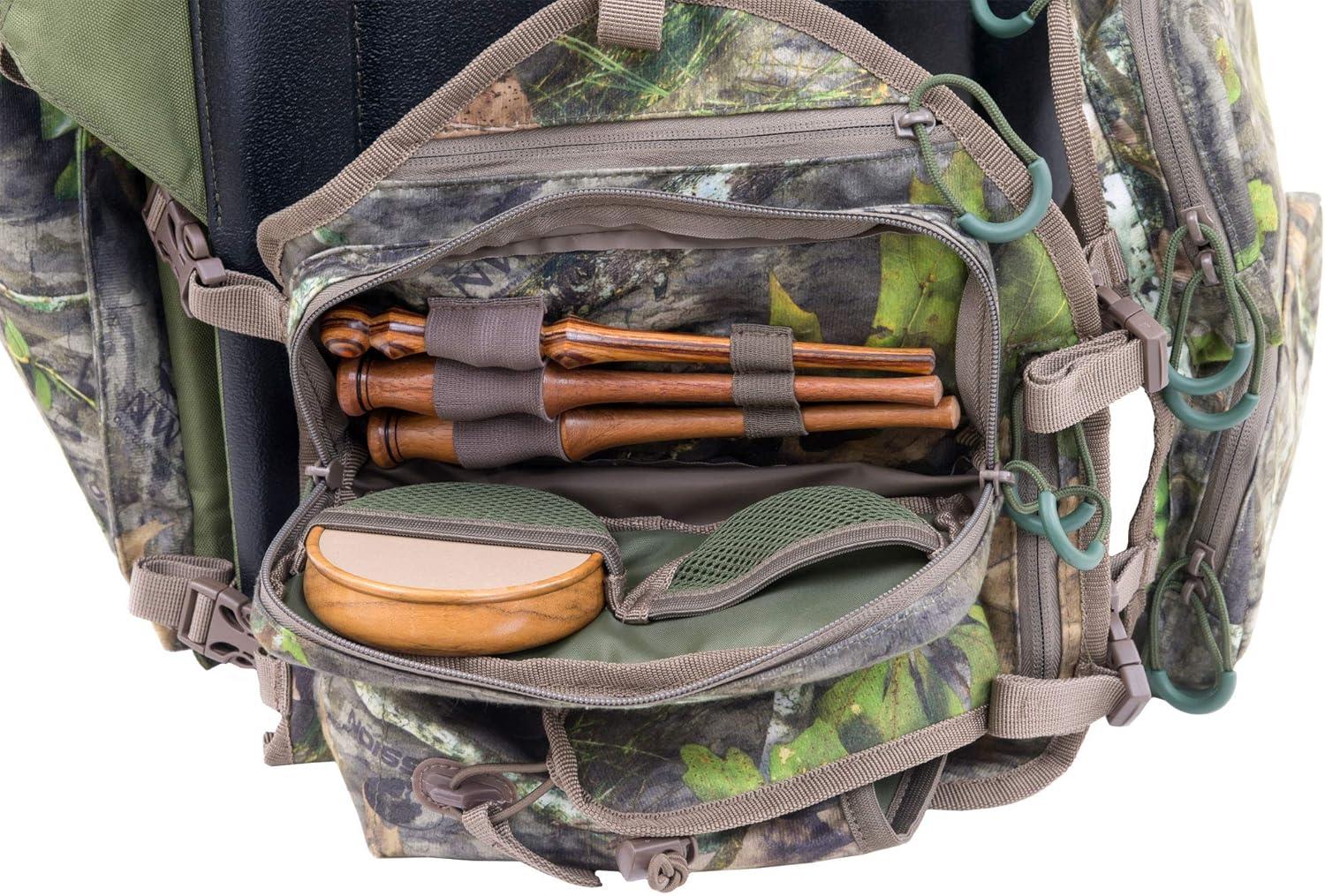 imageALPS OutdoorZ Impact Camo Turkey Vest with Removable Flip Down Seat Game Bag and Plenty of Pockets for Calls and StrikersMossy Oak Obsession