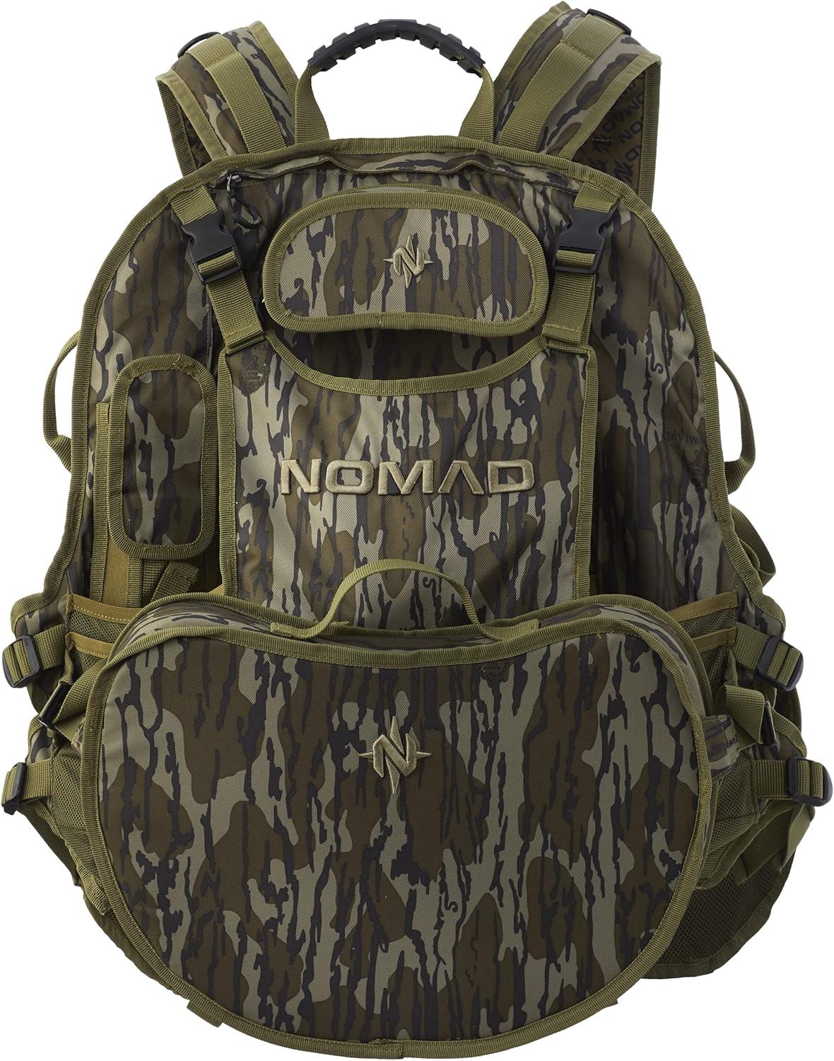 imageNomad Mens Killin Time Turkey Vest Camo Turkey Hunting Vest Mossy Oak Bottomland One Size