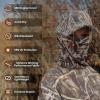 QuikCamo Camo Face Mask Gaiter for Turkey Hunting(Realtreee Xtra Camo)