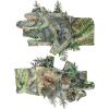 QuikCamo Fingerless Lightweight 3D Leafy Camo Hunting Gloves for Men (Small/Med, Mossy Oak Obsession)