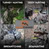 QuikCamo Fingerless Lightweight 3D Leafy Camo Hunting Gloves for Men (Small/Med, Mossy Oak Obsession)