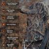 QuikCamo Mossy Oak Shadow Grass Blades Camo Hat with Built-in Face Mask for Duck Hunting (Adj Velcro Closure)