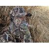 QuikCamo Mossy Oak Shadow Grass Blades Camo Hat with Built-in Face Mask for Duck Hunting (Adj Velcro Closure)