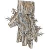 QuikCamo Mossy Oak and Realtree Lightweight 3D Leafy Camo Hunting Gloves for Men (Touch Screen Enabled or Fingerless Options)(Fingerless Tips: New Bottomland)