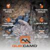QuikCamo Mossy Oak and Realtree Lightweight 3D Leafy Camo Hunting Gloves for Men (Touch Screen Enabled or Fingerless Options)(Touch Screen Tips: NWTF Obsession)