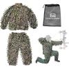 QuikCamo 3D Leafy Suit for Men Turkey Hunting Camo Ghillie Suit, Airsoft Gilly Suit, Paintball Gilley Suite, Birdwatching Leaf Suit (NWTF Mossy Oak Obsession, Sm/Med)…