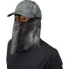 QuikCamo Mossy Oak Duck Blind Camo Face Mask & Hat for Men – OSFM, Adjustable Mesh Camo Turkey Hunting Mask(Black)