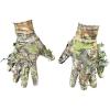 QuikCamo Mossy Oak and Realtree Lightweight 3D Leafy Camo Hunting Gloves for Men (Touch Screen Enabled or Fingerless Options)(Touch Screen Tips: NWTF Obsession)