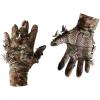 QuikCamo Mossy Oak and Realtree Lightweight 3D Leafy Camo Hunting Gloves for Men (Touch Screen Enabled or Fingerless Options)(Touch Screen Tips: Realtree Xtra Green)