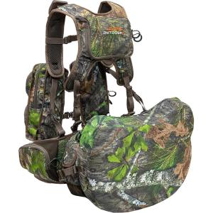 ALPS OutdoorZ Long Spur Camo Turkey Vest Featuring Removable Rear Facing Lumbar Pack, Game Bag, and Customizable Call Pockets(Deluxe)