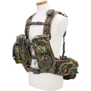 ALPS OutdoorZ Long Spur Camo Turkey Vest Featuring Removable Rear Facing Lumbar Pack, Game Bag, and Customizable Call Pockets(Regular)