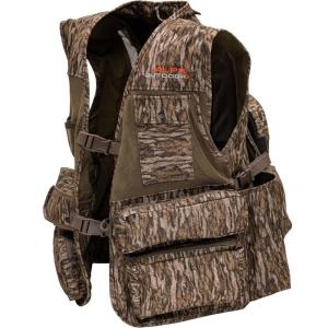 ALPS OutdoorZ Super Elite 4.0 Camo Turkey Vest Featuring Removable Fold Away Seat, Game Bag, and Call and Striker Pockets(Mossy Oak Bottomland)