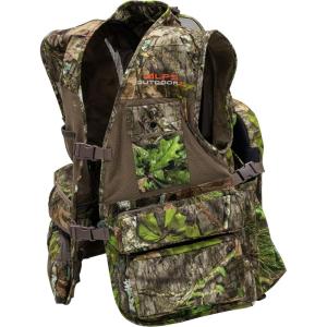 ALPS OutdoorZ Super Elite 4.0 Camo Turkey Vest Featuring Removable Fold Away Seat, Game Bag, and Call and Striker Pockets(Mossy Oak Obsession)