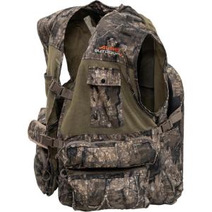 ALPS OutdoorZ Super Elite 4.0 Camo Turkey Vest Featuring Removable Fold Away Seat, Game Bag, and Call and Striker Pockets(Realtree Timber)