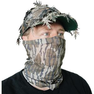 QuikCamo Camo Face Mask Gaiter for Turkey Hunting(Mossy Oak Original Bottomland Camo)