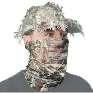 QuikCamo Camo Face Mask Gaiter for Turkey Hunting(Realtree Max-5 Camo)