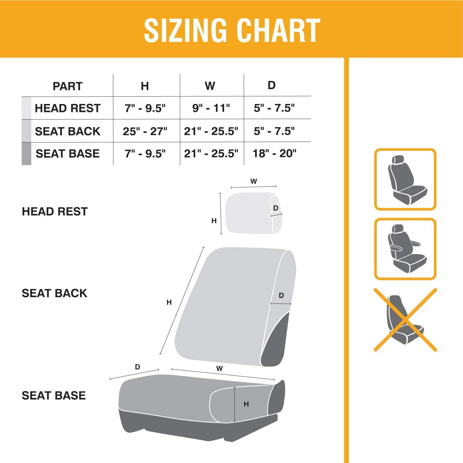 imageBrowning Universal Front and Bench Seat Covers Water Resistant for Car Truck and SUV Buckmark Mossy Oak BreakUp Country Single Full Size BenchTraditional GrayFlag