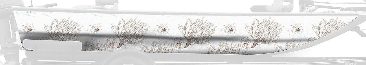 imageMossy Oak Graphics Bottomland Camo Boat Wrap Kit Easy to Install Vinyl Wrap with Matte Finish 18quot x 12 KitWinter Brush