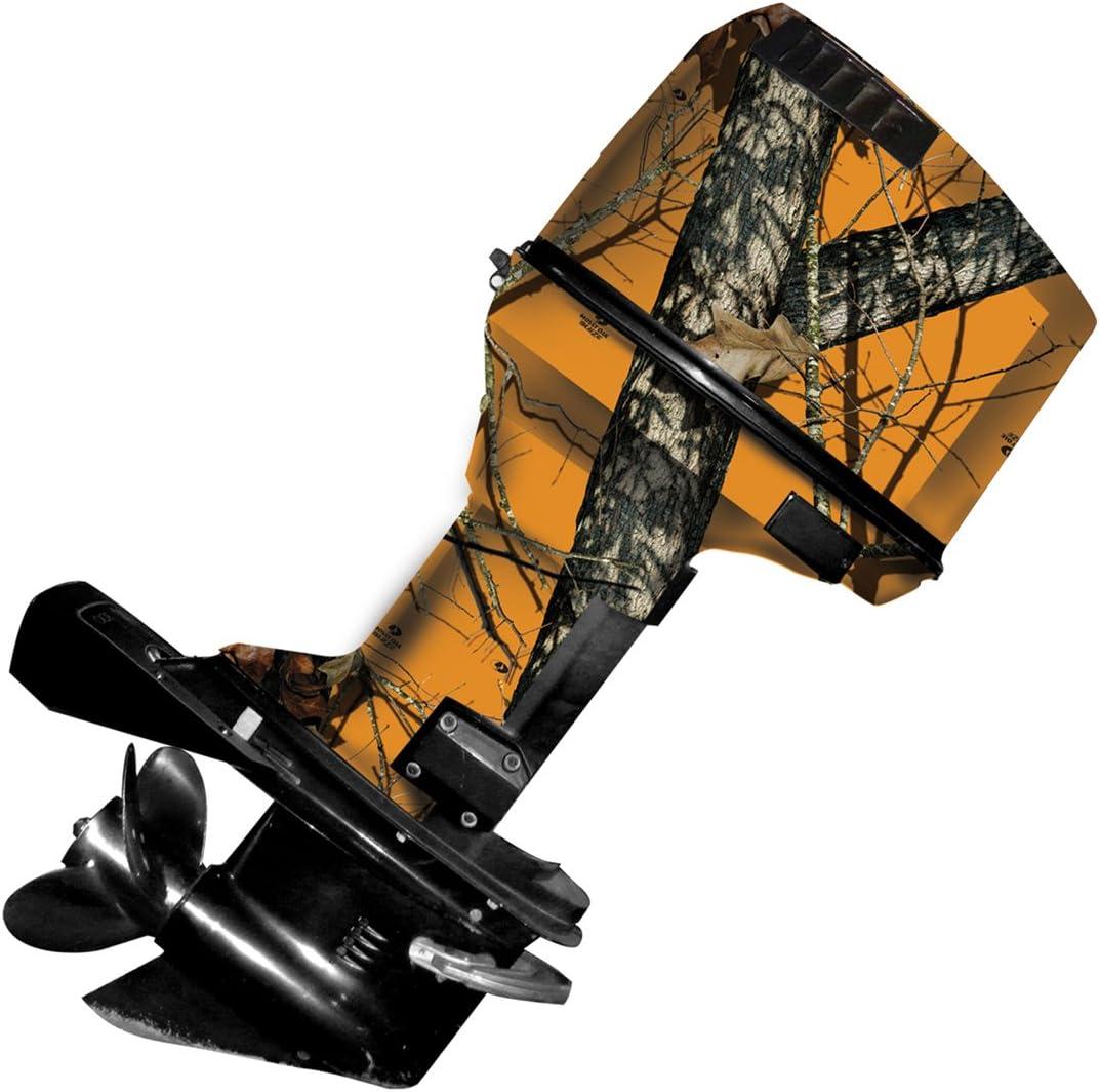imageMossy Oak Graphics Bottomland Pink Camo Boat Motor Wrap Kit Easy to Install Vinyl Wrap with Matte Finish 20 HP Or Less KitBlaze