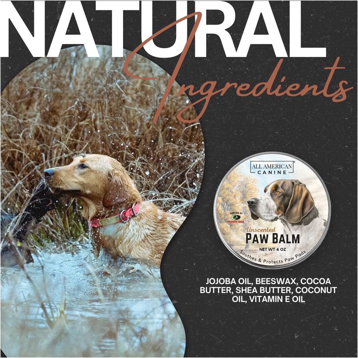 imageSoothing Paw Balm with Natural Ingredients for Dog Paw Protection and Nourishment Suitable for Active Working and Sporting Dogs 4 oz1 oz