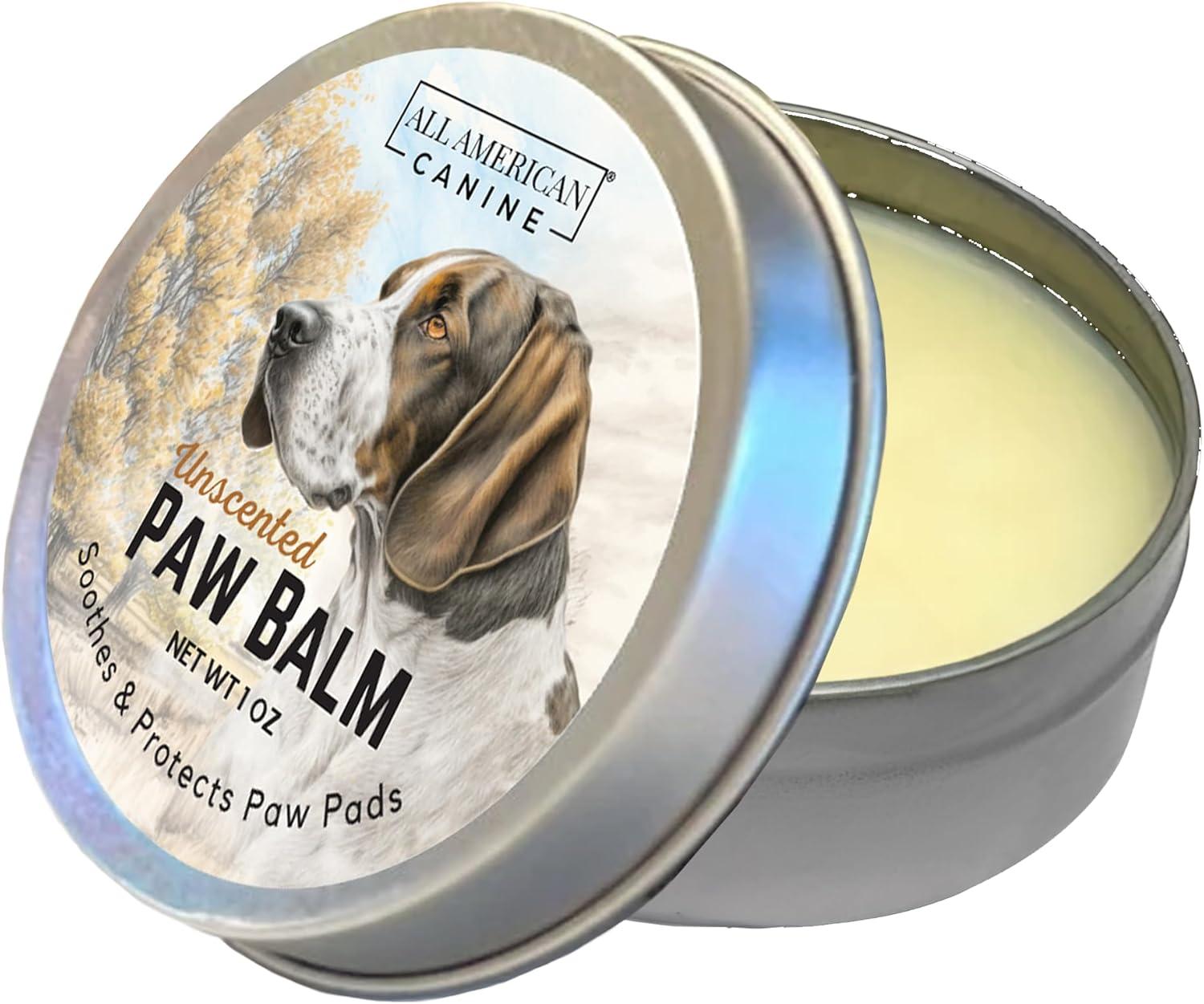 imageSoothing Paw Balm with Natural Ingredients for Dog Paw Protection and Nourishment Suitable for Active Working and Sporting Dogs 4 oz1 oz