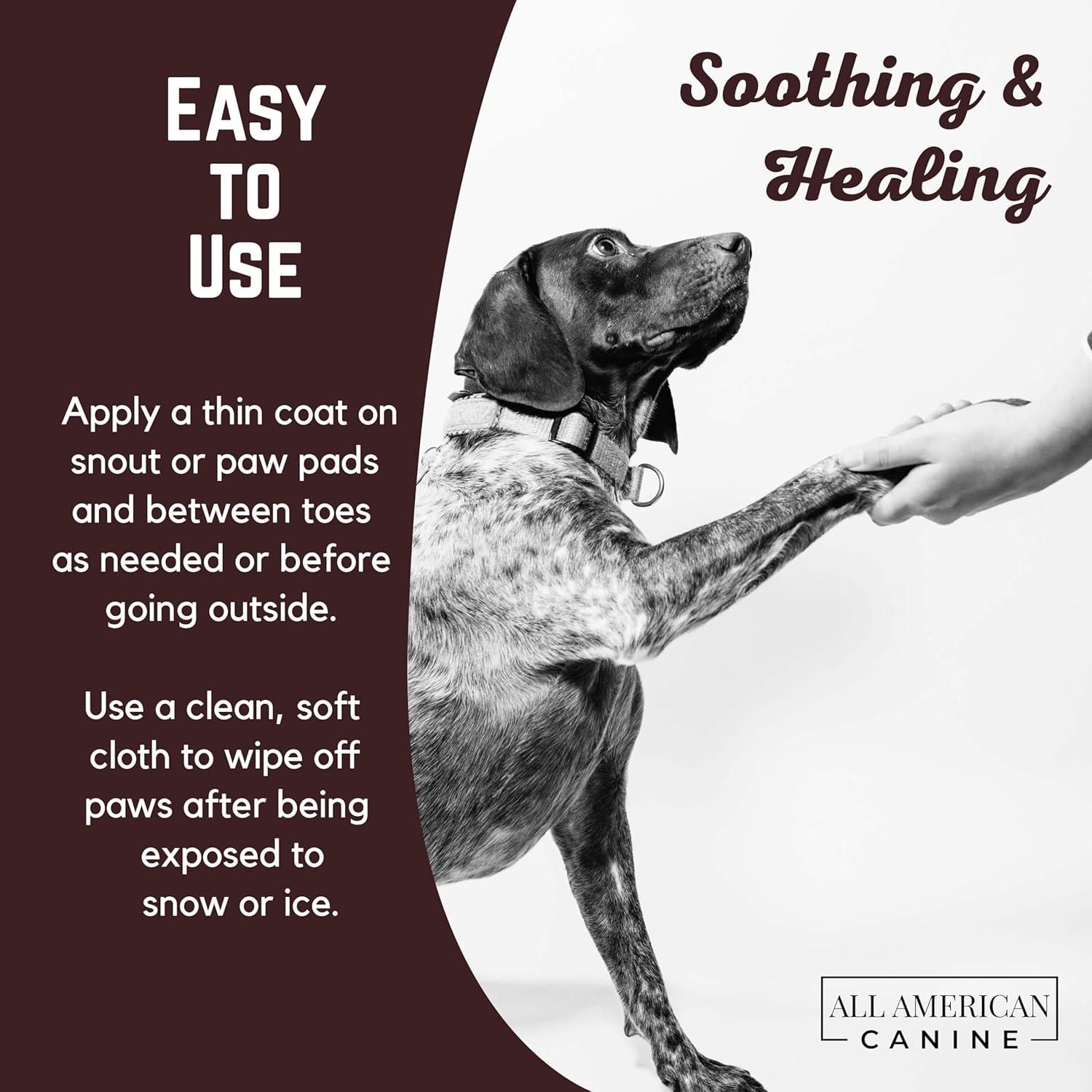 imageSoothing Paw Balm with Natural Ingredients for Dog Paw Protection and Nourishment Suitable for Active Working and Sporting Dogs 4 oz4 oz