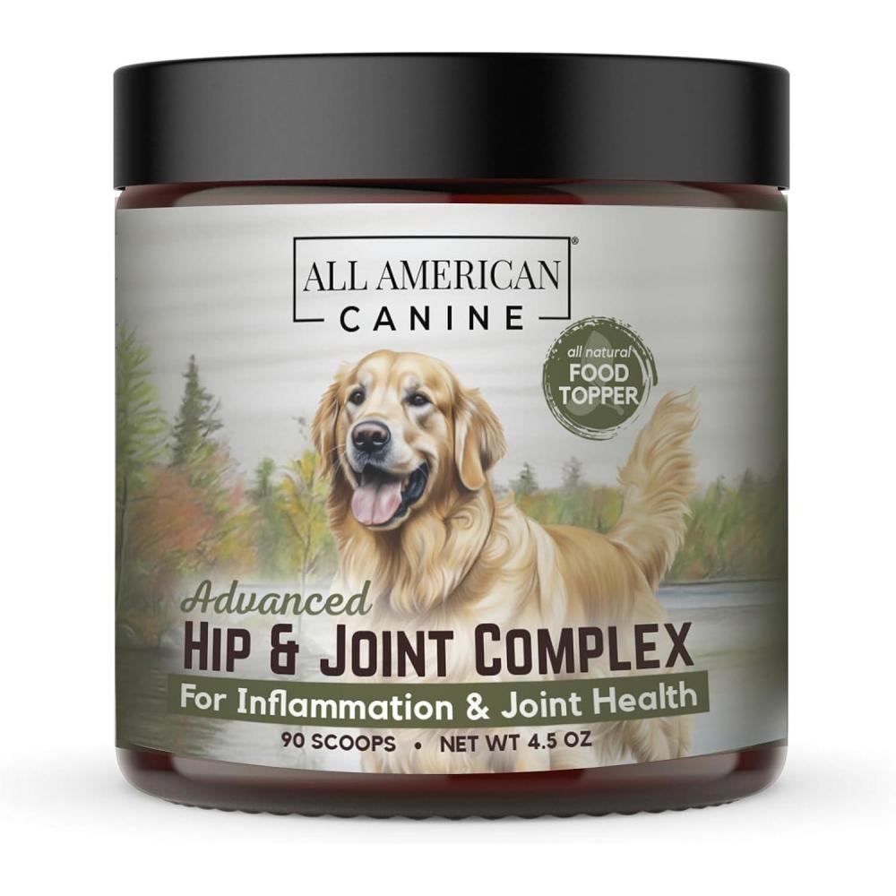 imageAdvanced Hip ampamp Joint Complex Mobility Support Powdered Supplement Food Topper for Working Hunting ampamp Sports Dogs 90 Servings