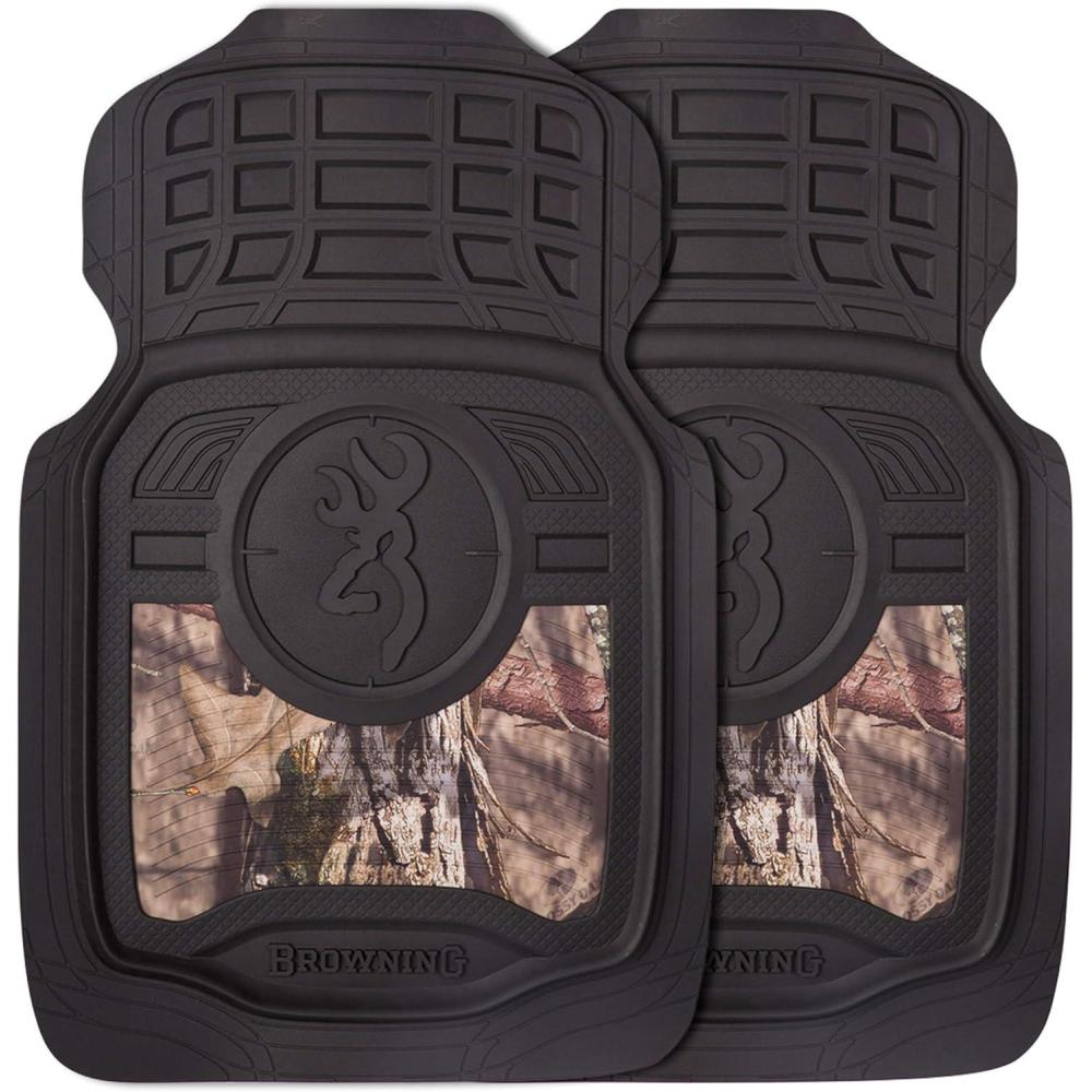 imageBrowning Car and Truck Floor Mats Premium Protection Against Water and Dirt Front Set of 2 Buckmark Scope Mossy Oak BreakUp CountryBuckmark Scope Mossy Oak BreakUp Country