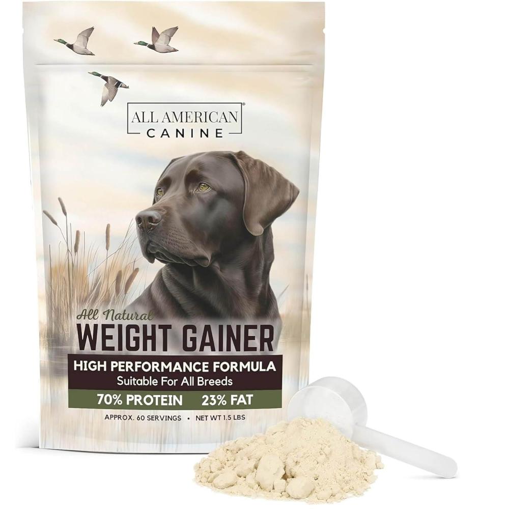 imageDog Weight Gainer High Calorie Dog Food Supplement ampamp Protein Powder for Rapid Weight Gain Mass and Recovery Appetite Stimulant 60 Servings60 Servings 15 lbs