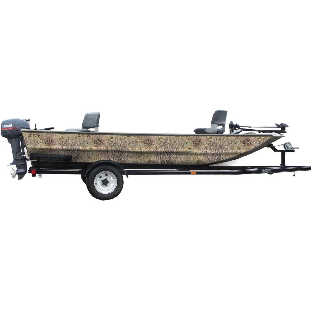 imageMossy Oak Graphics Bottomland Camo Boat Wrap Kit Easy to Install Vinyl Wrap with Matte Finish 18quot x 12 KitBrush