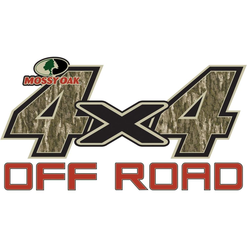 imageMossy Oak Graphics Logo 4x4 Off Road Decal Easy to Install Nofade Cast Vinyl HiDef Matte Finish Many PatternsBottomland