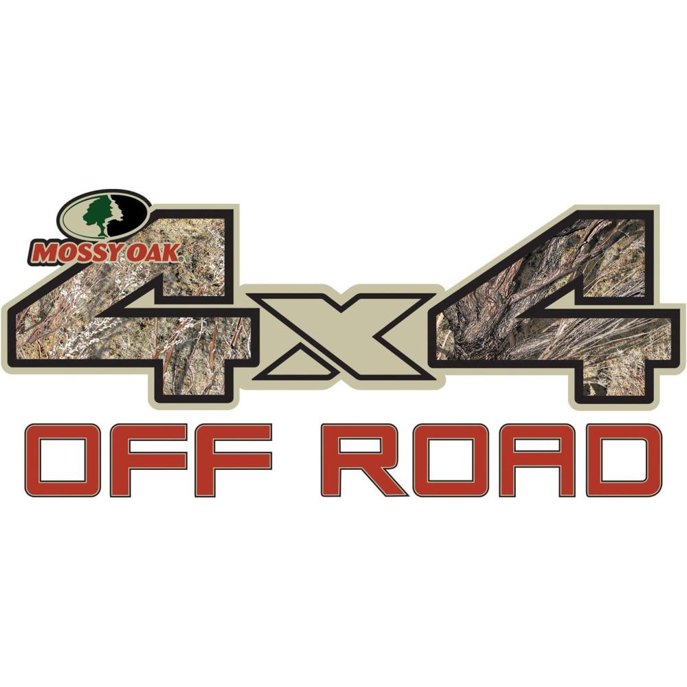 imageMossy Oak Graphics Logo 4x4 Off Road Decal Easy to Install Nofade Cast Vinyl HiDef Matte Finish Many PatternsBrush
