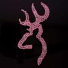 Browning Buckmark Decal(Pink Rhinestone)