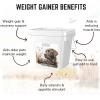 Dog Weight Gainer – High Calorie Dog Food Supplement & Protein Powder for Rapid Weight Gain, Mass, and Recovery – Appetite Stimulant – 60 Servings(230 Serving (5 lbs))