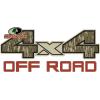 Mossy Oak Graphics Logo 4×4 Off Road Decal, Easy to Install, No-fade, Cast Vinyl, Hi-Def, Matte Finish, Many Patterns(Bottomland)