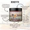 Multivitamin Powder – Glucosamine & Chondroitin for Joint Health, Digestive Enzymes & Probiotics for Immunity, Skin & Coat, Beef Flavor 90 Servings