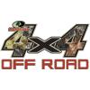 Mossy Oak Graphics Logo 4×4 Off Road Decal, Easy to Install, No-fade, Cast Vinyl, Hi-Def, Matte Finish, Many Patterns(Break-up)