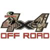 Mossy Oak Graphics Logo 4×4 Off Road Decal, Easy to Install, No-fade, Cast Vinyl, Hi-Def, Matte Finish, Many Patterns(Break-up Infinity)